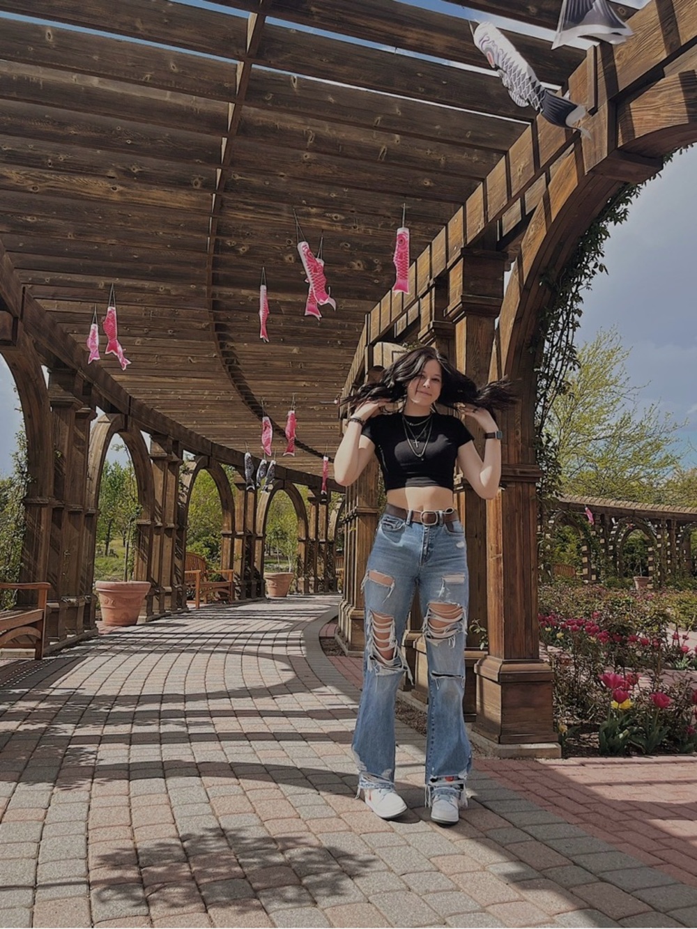 Flying Monkey Distressed Blue Straight Leg Jeans